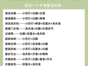 如何高效清理冰箱玻璃（快速解决冰箱玻璃上的污渍问题）