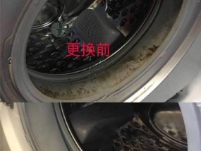 滚筒洗衣机圈清洗方法大揭秘（轻松解决洗衣机异味和污垢问题）
