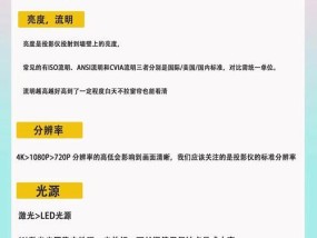 选择微型投影仪时应注意哪些要点？