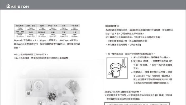 方太洗碗机加盐方法全解析（轻松洗碗）  第2张